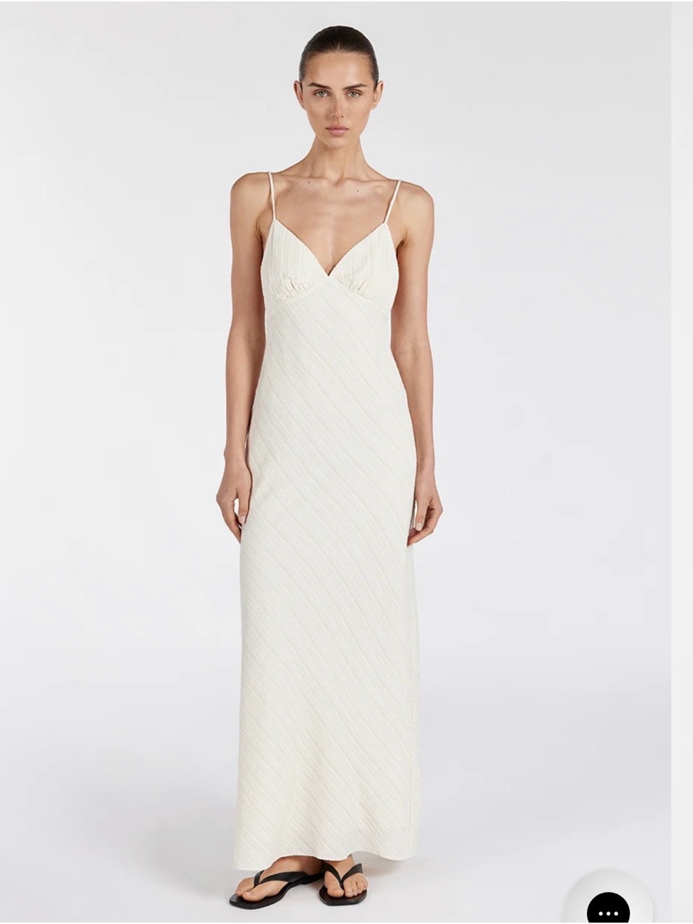 DISSH Loz Cream Slip Midi Dress size 6